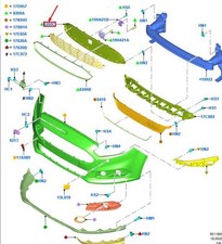 Kühlergrill für Ford Galaxy