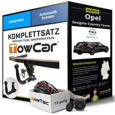Anhängerkupplung abnehmbar für OPEL Insignia Country Tourer +E-Satz AHK