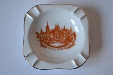 alter Aschenbecher Ascher Porzellan "Schwerin i. Meckl. Schloss" DDR Kahla
