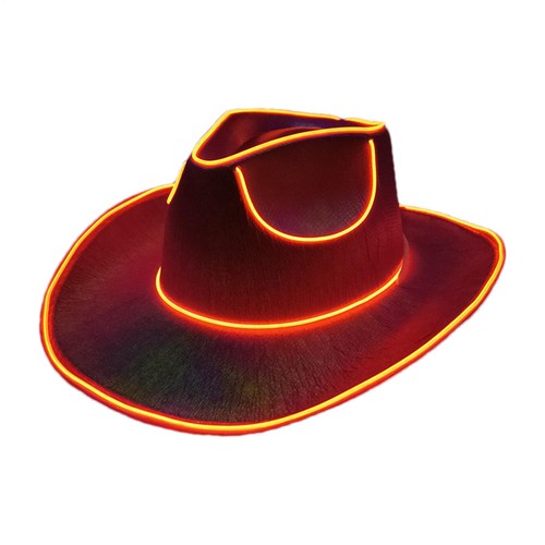 Led hut mit leuchtender - mit,