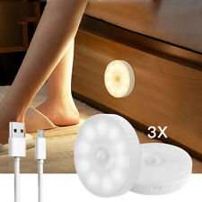 1-3x LED Nachtlicht mit Bewegungsmelder Sensor Batterie Treppenlicht Wandleuchte