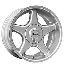 Brock B1 kristallsilber lackiert 9x16 ET15 - LK4/100 ML63.4 Felge Alu