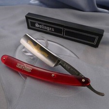 EINZELSTÜCK! Rasiermesser BLUE WONDER 6/8 WACKER SOLINGEN  straight razor XXJh