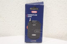 ABUS Combiflex 2503/120 Fahrrad Kabelschloss Schwarz Neu Rechnung MwSt 