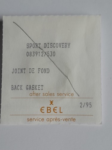 Ebel sport discovery ref - -,