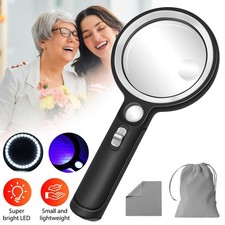 30 LED Lupe mit UV-Licht