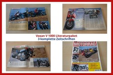 Voxan V 1000 Literaturpaket - 3 komplette Zeitschriften