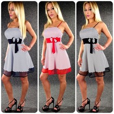 Sommerkleid XS S M Blau Kleid