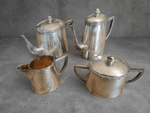 Versilbertes kaffee - kaffee-, &