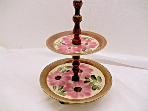 Etagere konfektteller vintage - etagere,
