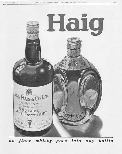 Haig whisky vintage werbung - -,