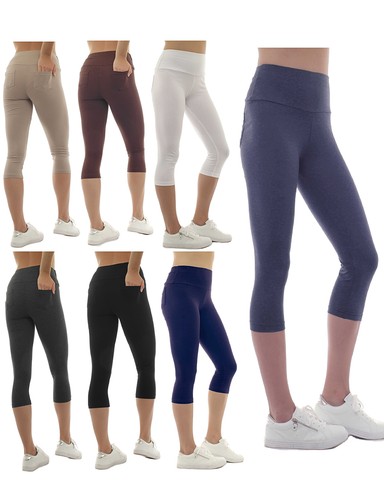 Damen capri leggings hoher - capri,