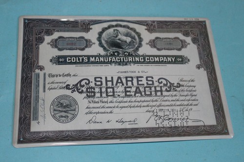 Alte aktie colt s - alte, colt's