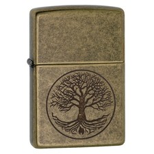 ZIPPO messing antik Tree of