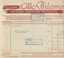WURZEN, Rechnung 1938, Otto