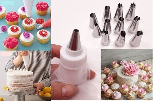 Sahne spritzbeutel set mit - spritzbeutel,