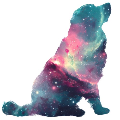 Sticker hund aurora - sticker,