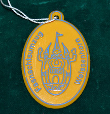 Plakette fasnachtsumzug - plakette,