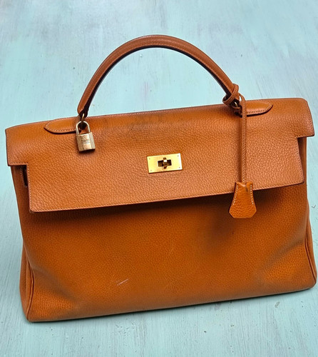 Hermès kelly gold - hermÈs, in
