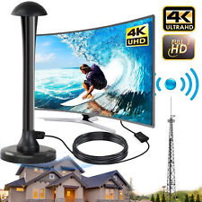 Digital TV DVB-T2 Antenne mit Verstärker HD 4K TV Zimmerantenne Fernsehantenne