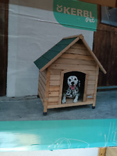 Hundehütte Holz XXL Massiv Hundehaus Hundehöhle Hundehäuschen Outdoor Spitzdach