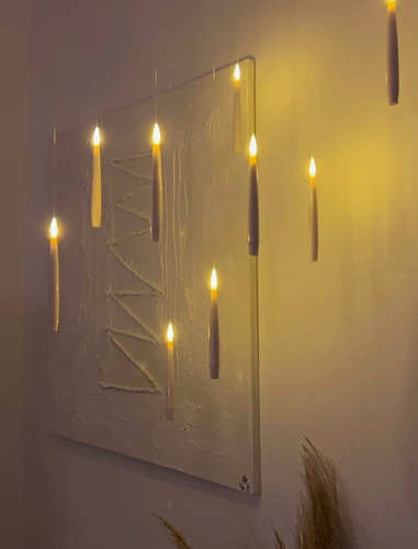New home led kerzen - 10er, set