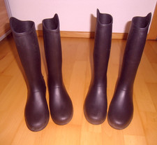 2x Fouganza Reitstiefel Stiefel Kinder ungefüttert Gr. 32 + 33 schwarz