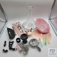 M. ROSENFELD Shisha Set Komplett 2 Anschlüsse - 85cm Groß 2 Schläuche XL Komplet