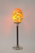 Art Deco Lampe Messing