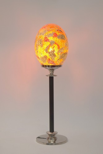Art deco lampe - deco, messing