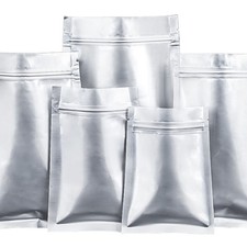 100 Stück Zip Mylar Bag