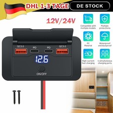 12V/24V QC 3.0 PD USB Auto KFZ