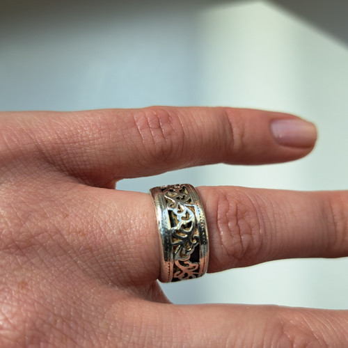 Statement ring solitär - statement,