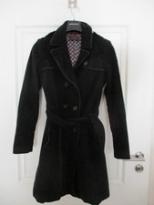 Schwarzer Wollmantel Kaschmir