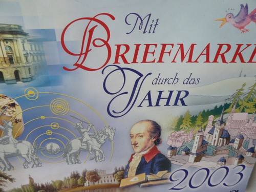 Briefmarkenkalender 2003