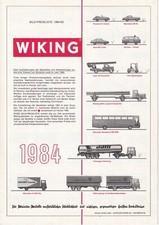 Wiking Bild-Preisliste 1984/85, Prospekt, mit Preisangaben, Mängel