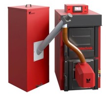 IBC Pelletskessel GK-8K öko 22kW Pellet Gusskessel Guss-Kessel Pelletkessel