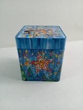 Spieluhr Nürnberger Lebkuchen Dose "Weißt du wieviel Sternlein stehen" blau mit