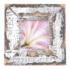 Bilderrahmen aus echtem Alt-Holz im Landhaus-Stil vintage, rustikal Schwarz-Weiß