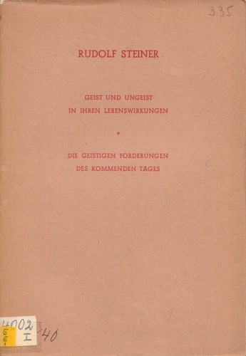 Buch steiner - v., r.