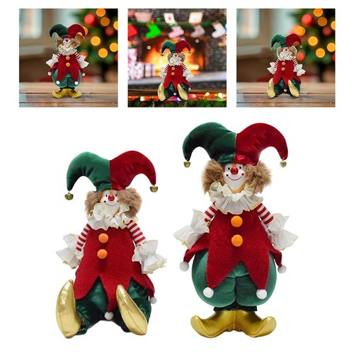 Weihnachtsclown-Puppe