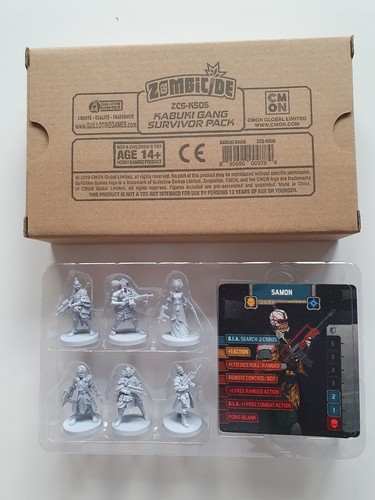 Zombicide invader kabuki gang - invader,