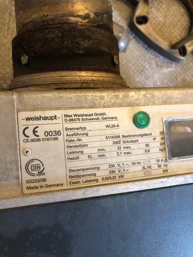 Weishaupt wl20 ölbrenner - wl20-a,