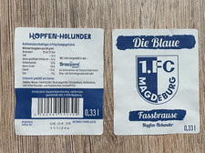 Etikett Bier, Brause, 1. FCM