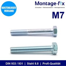 M7 Sechskantschrauben