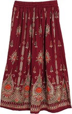 Indischer langer Pailletten