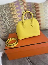 Original Hermes Mini Bolide Tasche Bag wie Kelly mit Rechnung