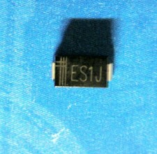10Stück ES1J Siliziumverbindung Schalt Diode, 600V / 1A, DO-214AC