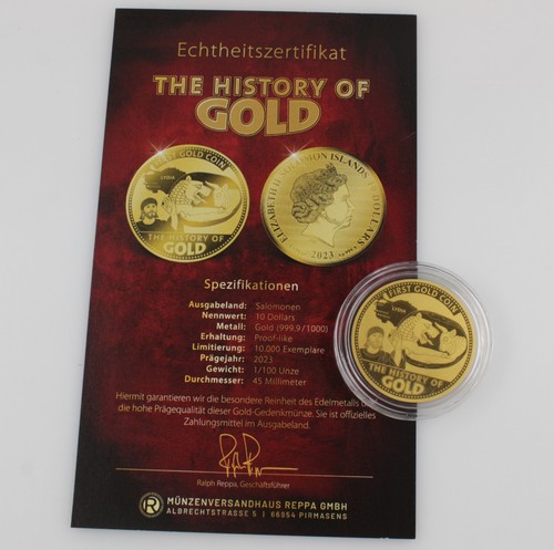 Gedenkausgabe history gold - gedenkausgabe,