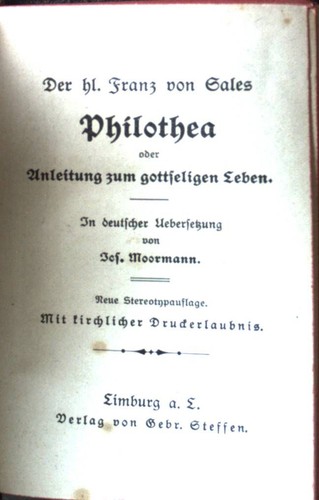 Der franz von sales - hl.,